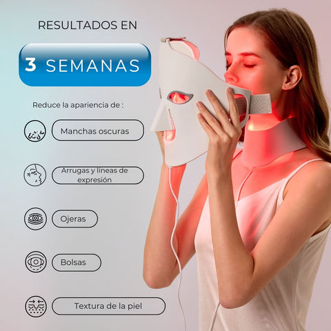 Glowskin Pro – Mascarilla LED de Alto Rendimiento para Rostro y Cuello