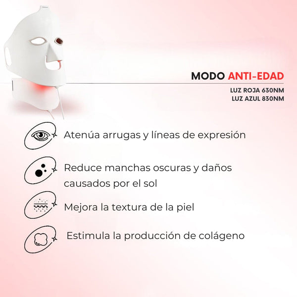 Glowskin Pro – Mascarilla LED de Alto Rendimiento para Rostro y Cuello